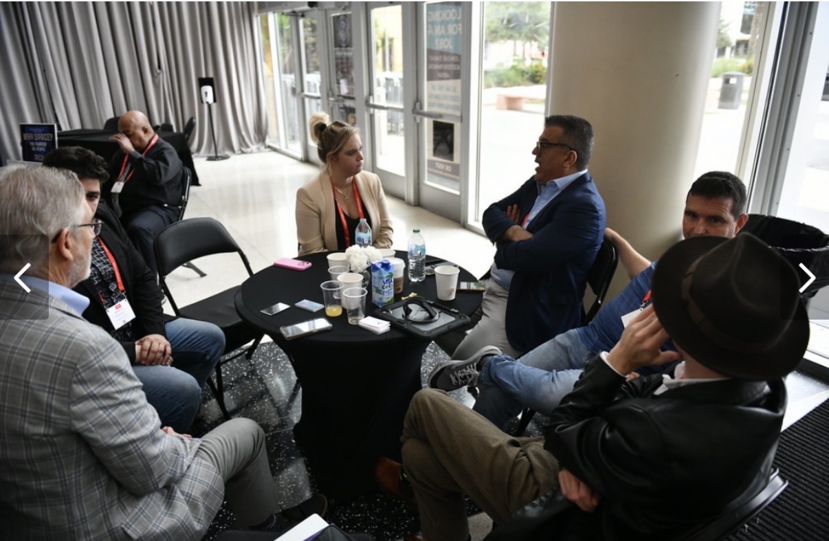 The Fibonacci team and partners at an industry roundtable